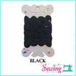 LACE - S-SHAPE-NYLON,COTTON-3M(BLACK, BROWN, DARK BLUE, DARK RED, GREEN, GREY, LIGHT BLUE, PURPLE, RED, WHITE, YELLOW)